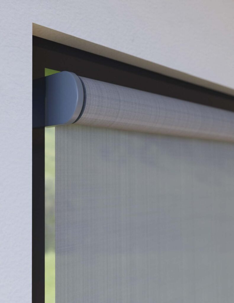 Crestron Shading Roller Up Close