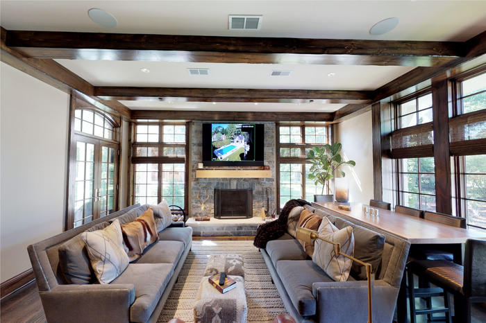 Check on your pool through your surveillance system on your tv