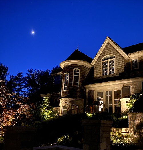 What color temperature is best for outdoor living spaces