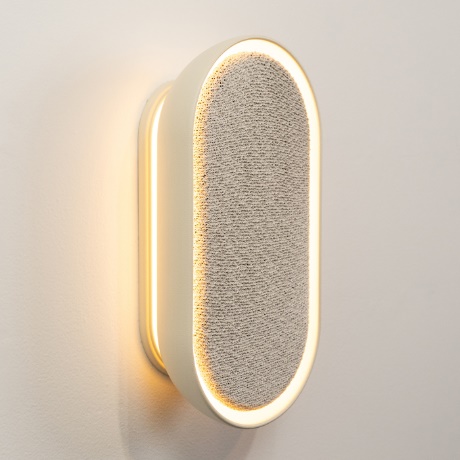 Mera sound sconce: Linen